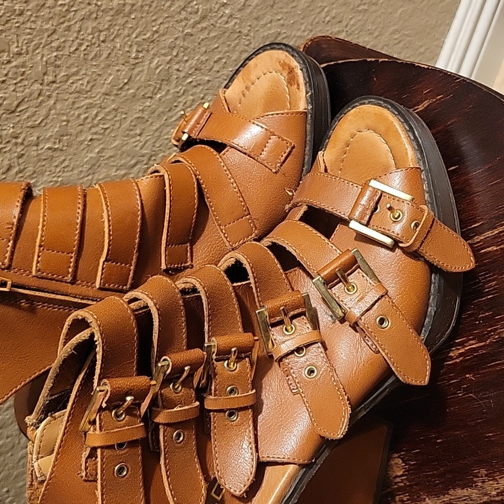 Stylish Brown Heeled Boots